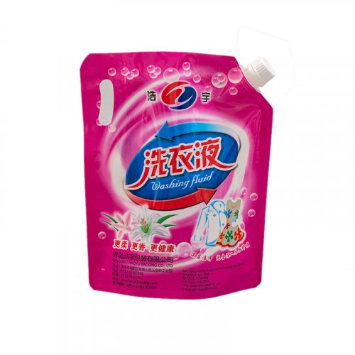1L Stand Up Spout Pouch for detergent 